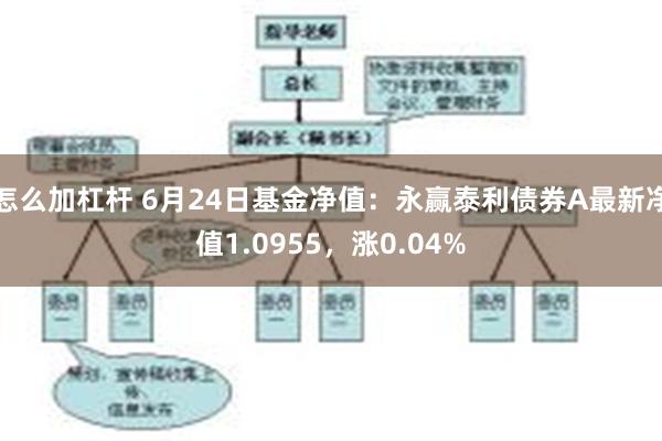 怎么加杠杆 6月24日基金净值：永赢泰利债券A最新净值1.0955，涨0.04%