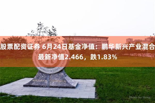 股票配资证券 6月24日基金净值：鹏华新兴产业混合最新净值2.466，跌1.83%