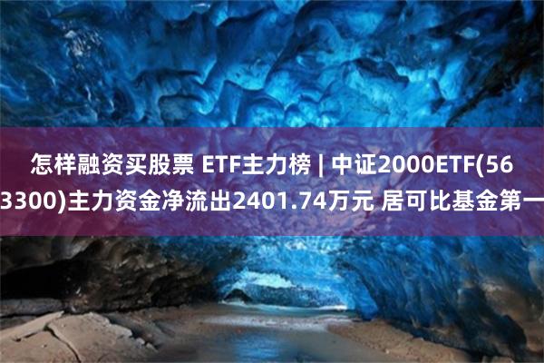 怎样融资买股票 ETF主力榜 | 中证2000ETF(563300)主力资金净流出2401.74万元 居可比基金第一