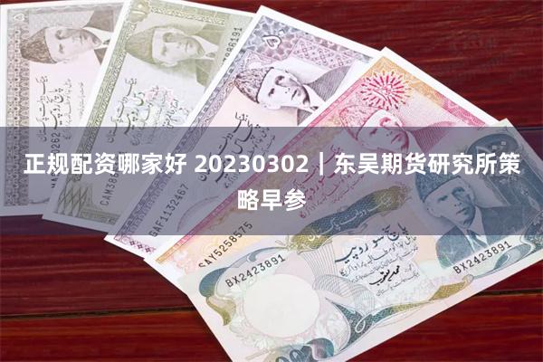 正规配资哪家好 20230302｜东吴期货研究所策略早参