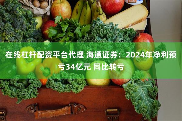 在线杠杆配资平台代理 海通证券：2024年净利预亏34亿元 同比转亏